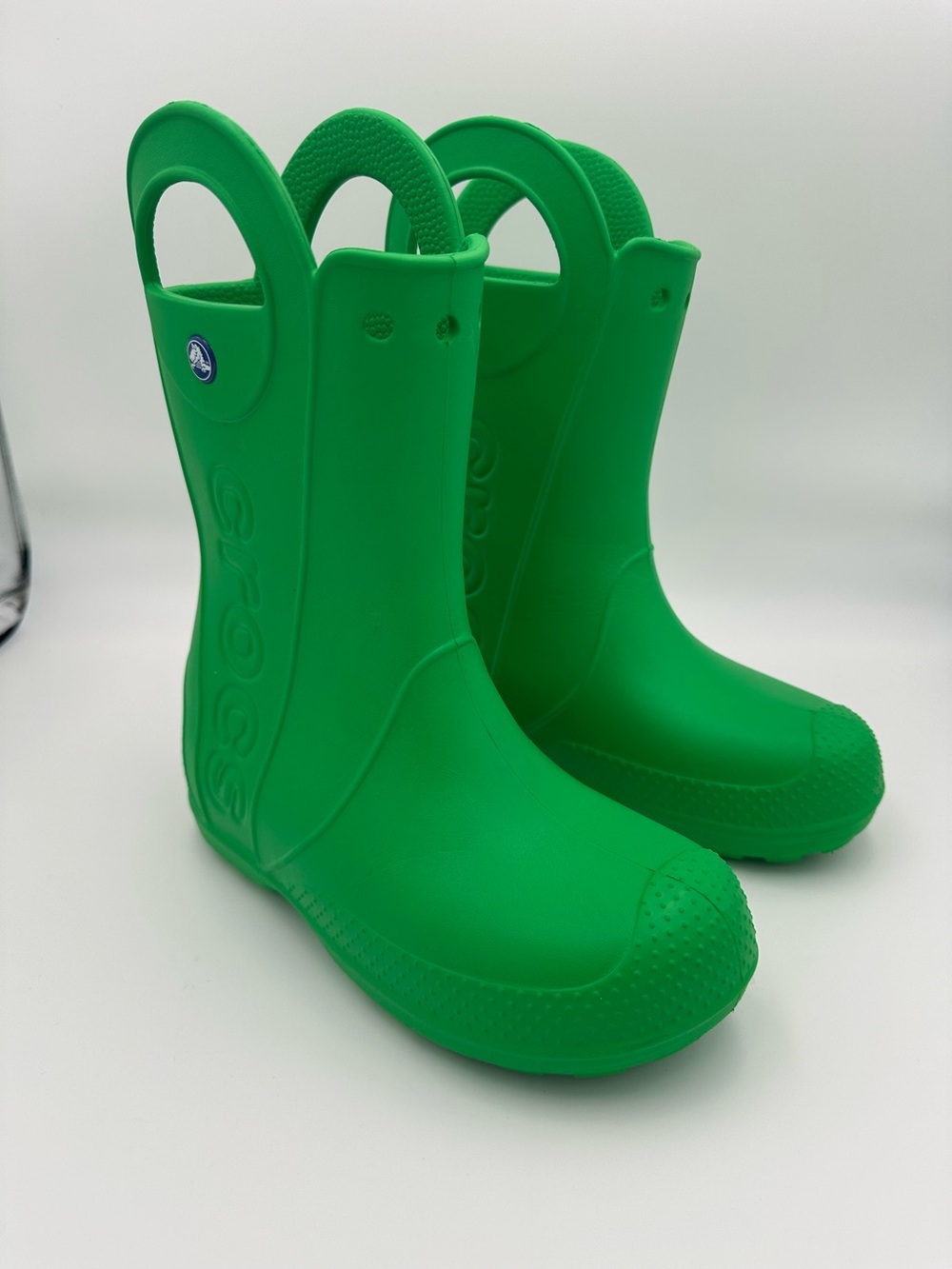 Crocs Handle It Green Boots Size J-3
